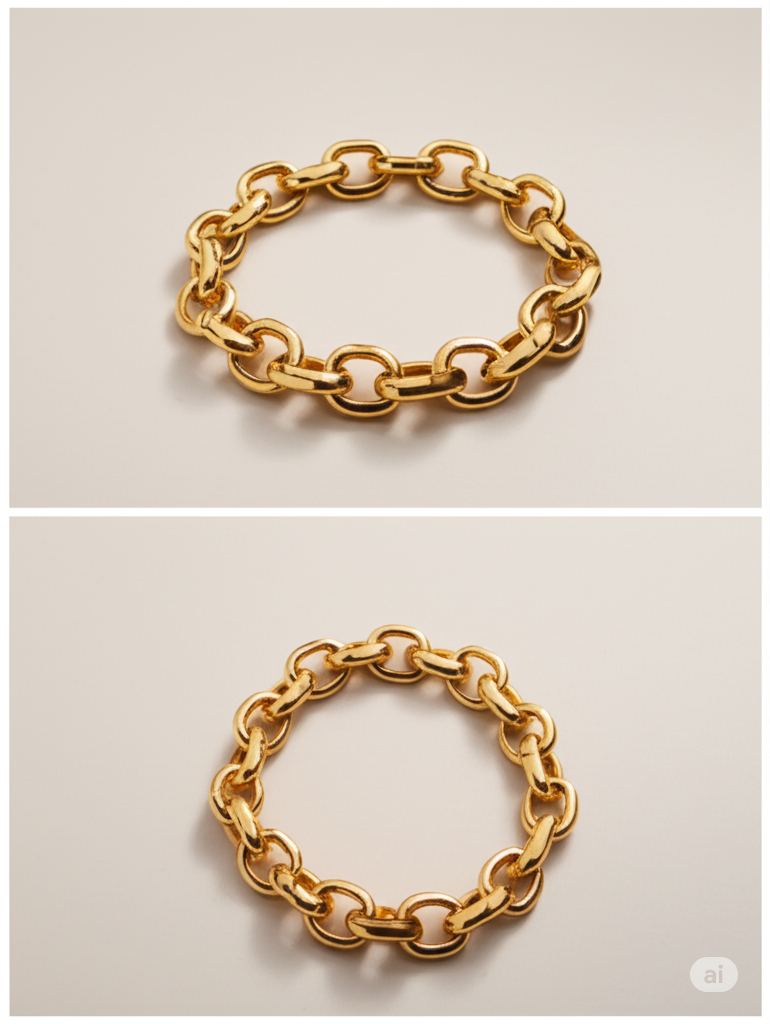 Zovellea Bold Gold Link Chain Bracelet